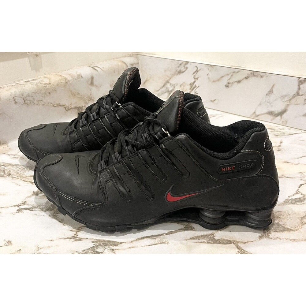Nike Shox Men’s Size 11 Black Red 378341-017 Running Athletic Shoes Sneakers